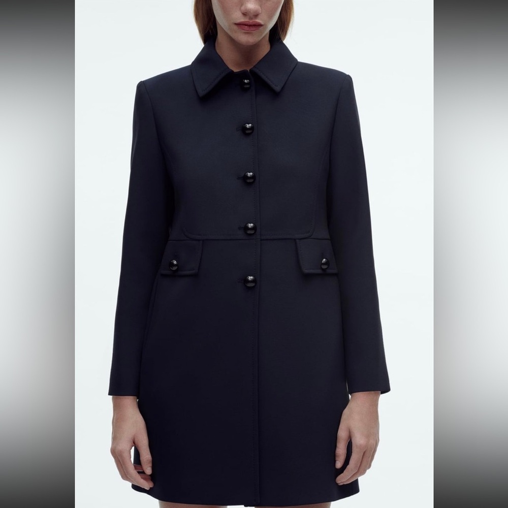 Zara short pocket coat